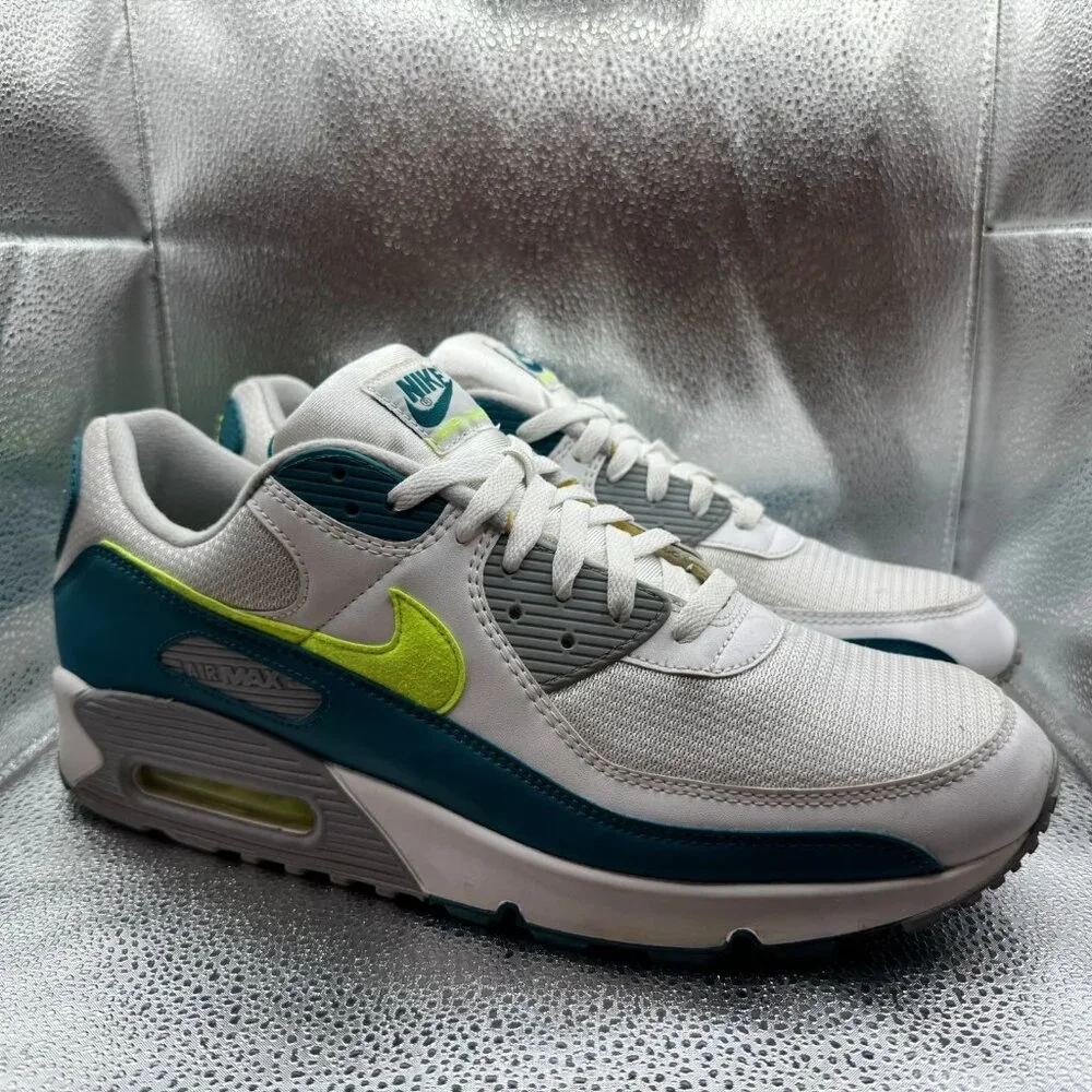Size 14‎ Nike Air Max III Mens Spruce Hot Lime White Running Shoes CZ2908-100